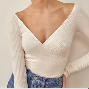 Reformation Minnie Knit Top